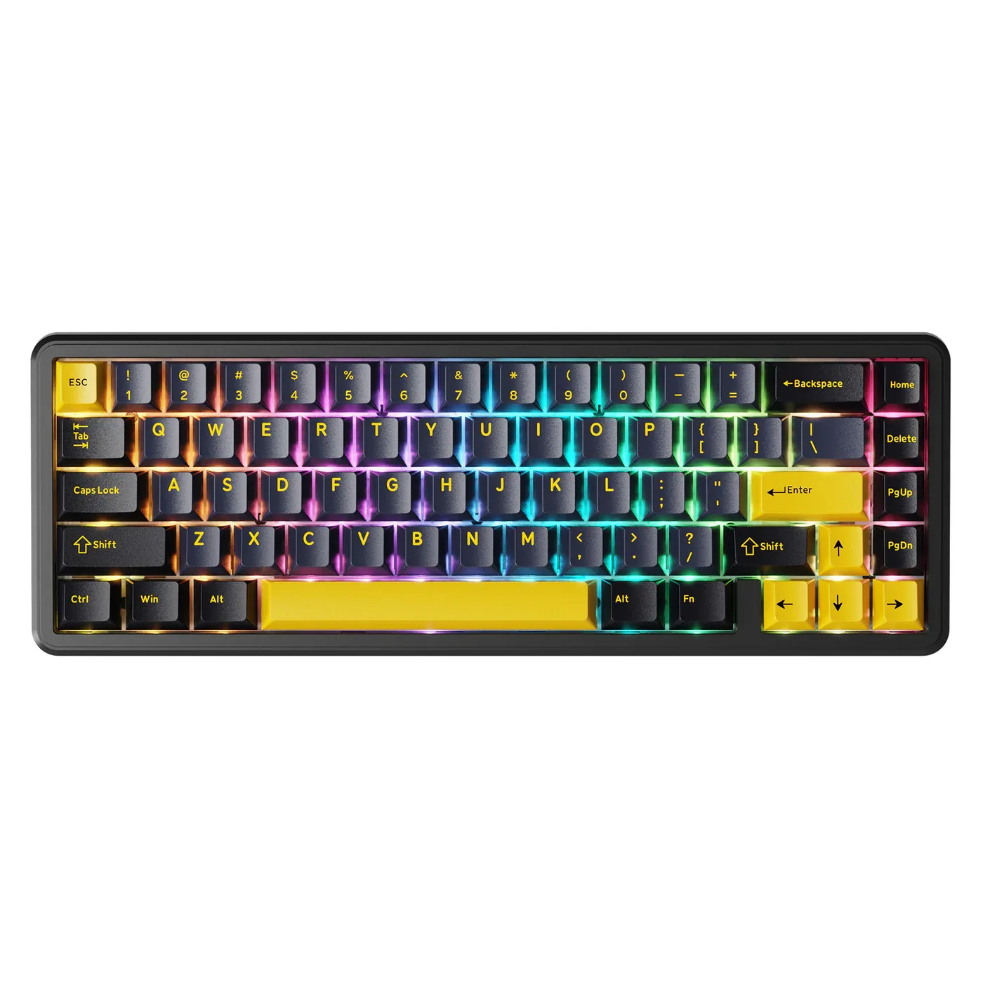 ATTACK SHARK HE 67 KEY WIRED MECHANICAL GAMING KEYBOARD ARABIC STARRY BLACK X65