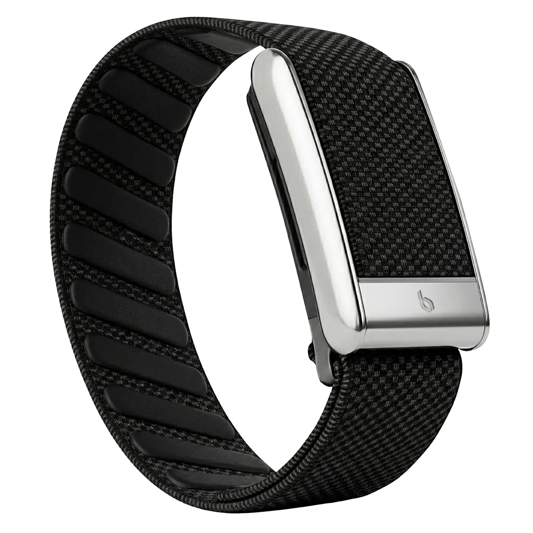 BLUPEBBLE WHOOP 5.0 PEAK KNITLOOP NYLON BAND BLACK BP-KLWHPPEAK-BK