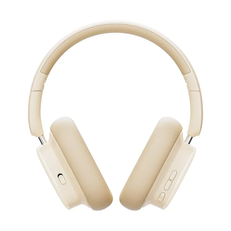 BASEUS BOWIE H1I NOISE CANCELLATION WIRELESS HEADPHONE CLUSTER WHITE