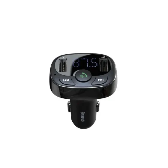 BASEUS S-09 LITE SERIES CAR FM TRANSMITTER CLUSTER BLACK C10762300113