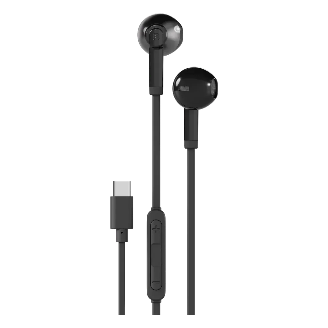 PORODO SOUNDTEC TRACE SEMI IN EAR STEREO EARPHONES WHITE PDST6404WH