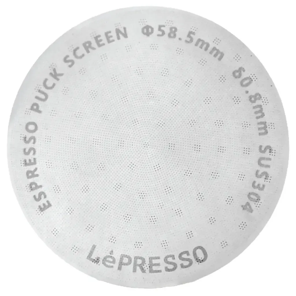 LEPRESSO 58.5MM PRECISION FIT PUCK SCREEN SILVER LPCFFPS0072SL