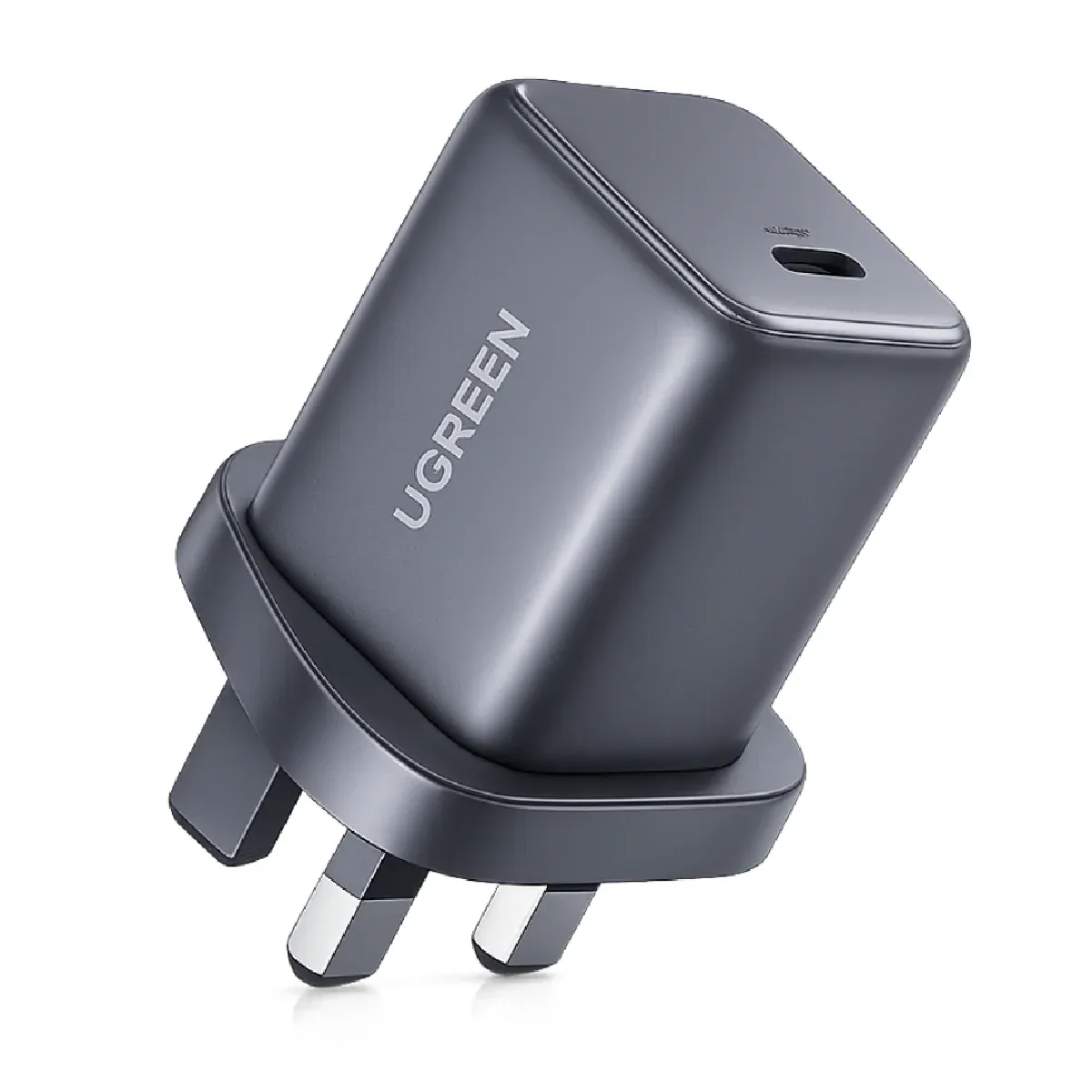 UGREEN N SERIES USB C GAN FAST CHARGER UK 20W GRAY X512