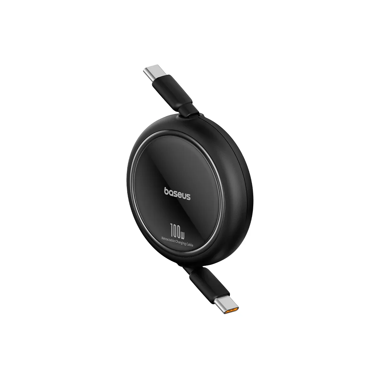 BASEUS FREE2 PULL FAST CHARGING DATA CABLE USBC C TO C+C 100W 1MBLACK P10318602111