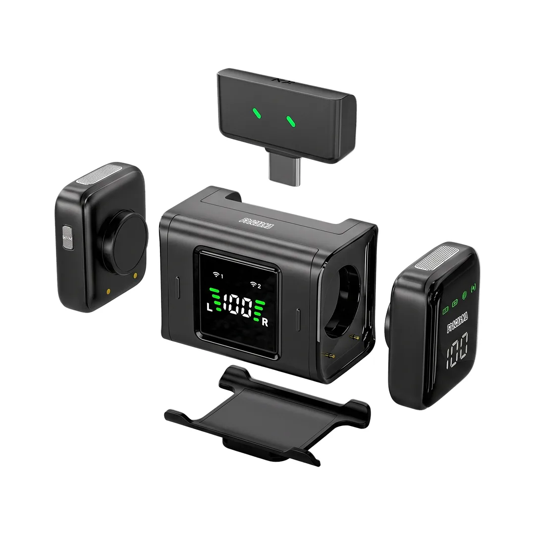 EPICARMA AIRMIC PRO PROFESSIONAL WIRELESS AUDIO CAMERA AND SMARTPHONES BLACK EA-AMPS90-BK