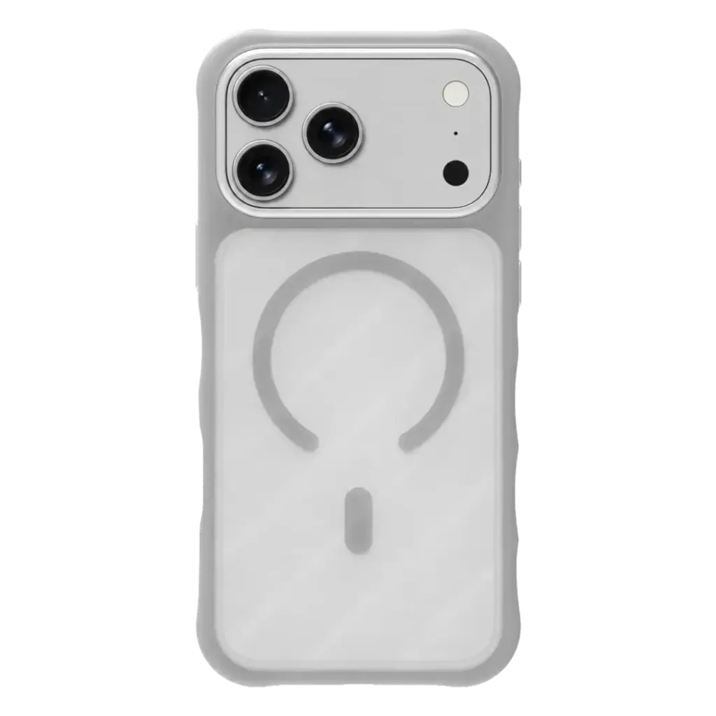 LEVELO IPHONE 18 PRO WYN MAGSAFE HYBRID PC TPU CONSTRUCTION CASE SILVER LVLWYNTPUPCC18PBSL