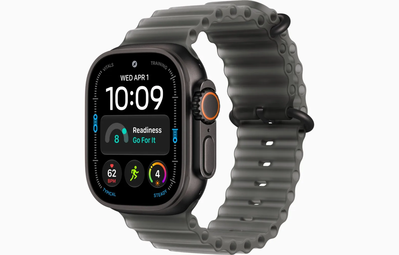 APPLE WATCH ULTRA 4 GPS + CELLULAR 2026 49MM BLACK TITANIUM CASE WITH TRANSLUCENT BLACK BLACK TITANIUM OCEAN BAND MJAY4