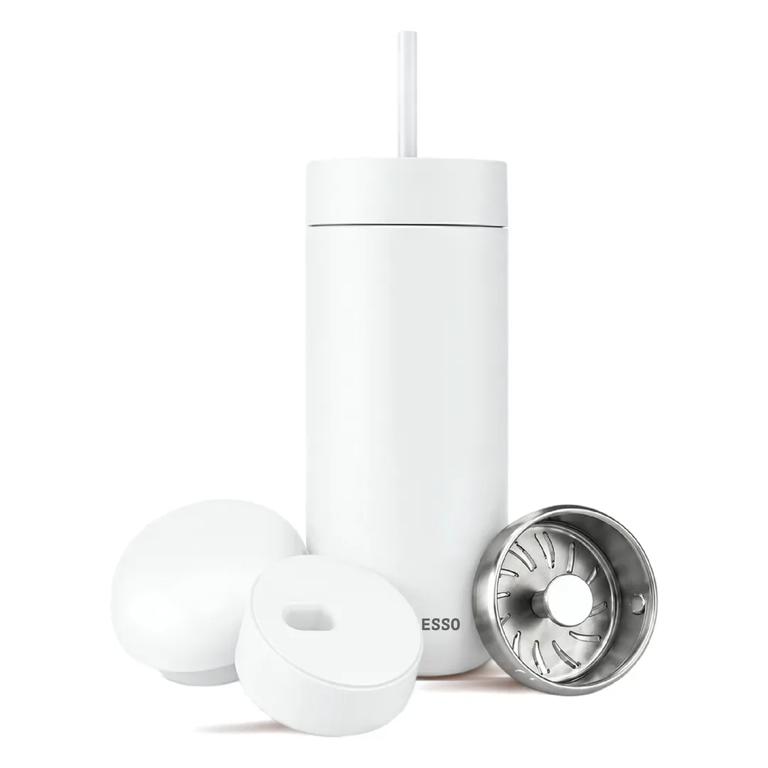 LEPRESSO TRIPLE QUENCH 3 IN 1 LID TUMBLER WHITE LPCFFTQ0063WH