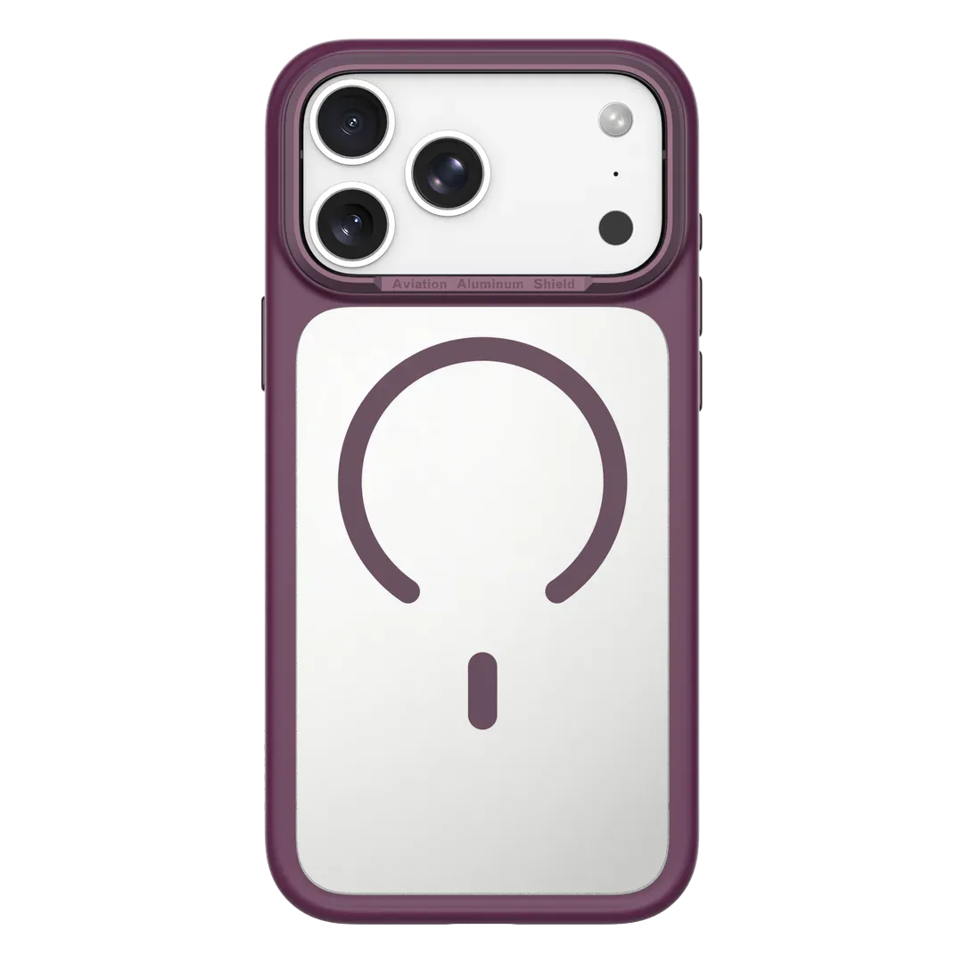LEVELO IPHONE 18 PRO TAPA MAGSAFE HYBRID PC TPU CONSTRUCTION CASE BURGUNDY LVLTPAMMC18PBUR