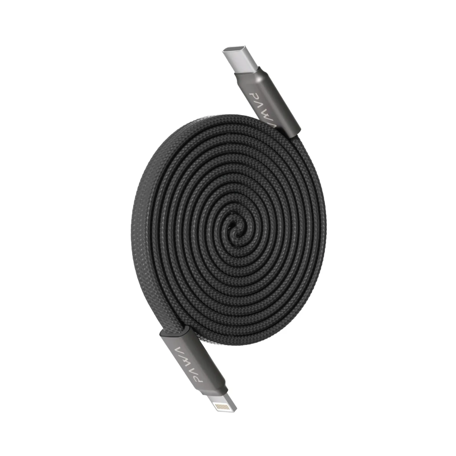 PAWA IGNITESYNC MAGNETIC BRAIDED CABLE TYPE C TO LIGHTNING 27W 1M BLACK PW-CBLCL116-BK