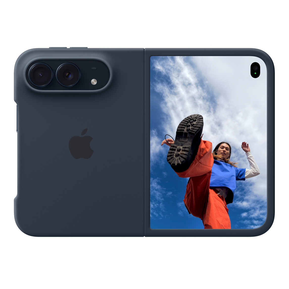 APPLE IPHONE DUO CASE NAVY BLUE MKR84