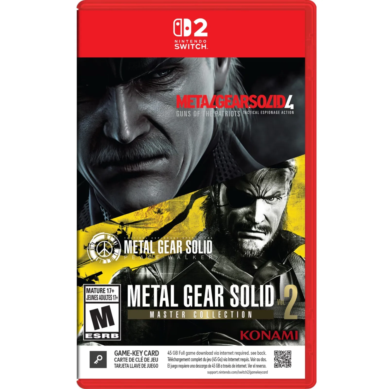 NINTENDO SWITCH 2 METAL GEAR SOLID MASTER COLL 2 GAME