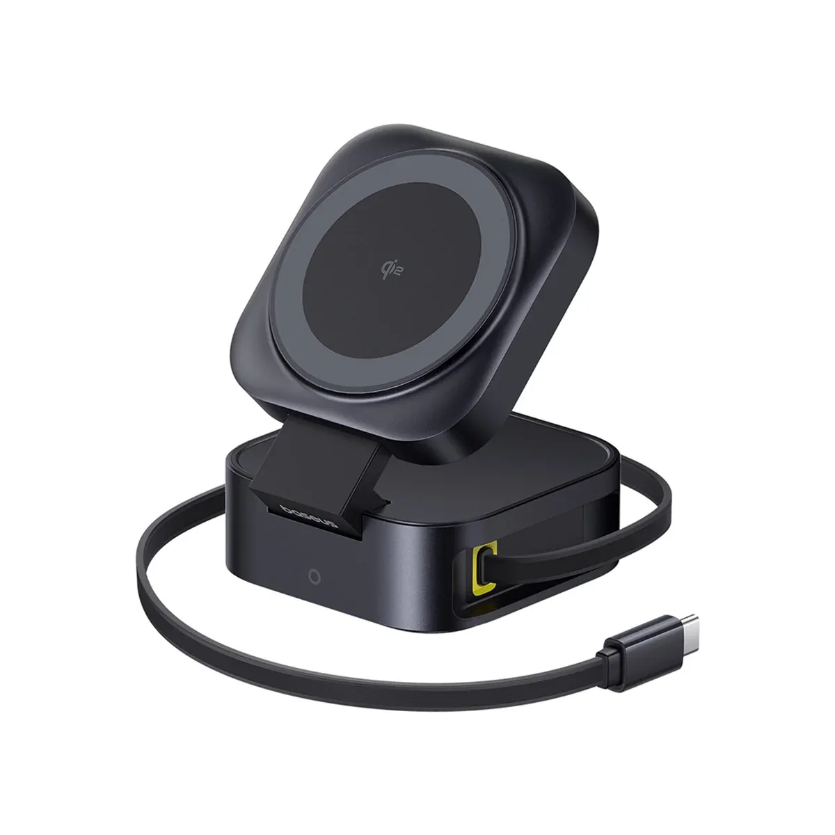 BASEUS PICOGO 2 IN 1 WIRELESS CHARGING STATION QI2 67W COSMIC BLACK P10276800123