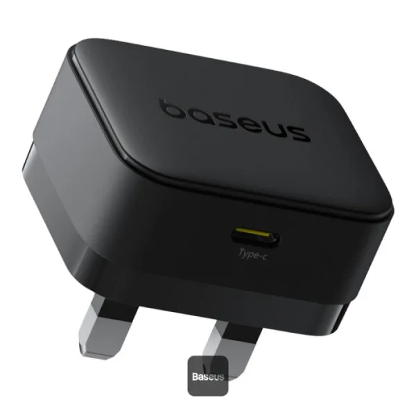 BASEUS PALM FAST CHARGER 1C 20W UK USB-CX1 CLUSTER BLACK P1011160C113