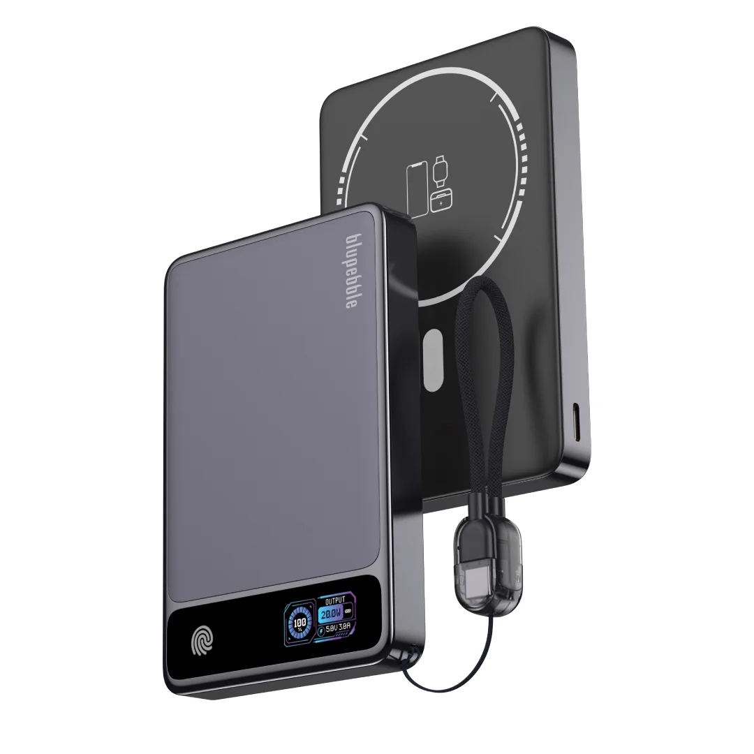 BLUPEBBLE COREPOD OMNI 10000MAH POWERBANK GUN METAL BP-CPOMNI10K-GM