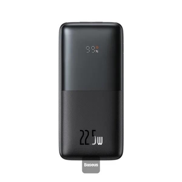 BASEUS BIPOW PRO DIGITAL DISPLAY FAST CHARGE POWER BANK 10000MAH 22.5W BLACK PPBD040001