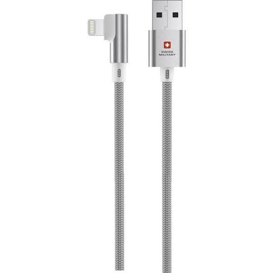 SWISS MILITARY USB A TO LIGHTNING 20W 1M WHITE SM-CB-AL-20W-1M-WHI