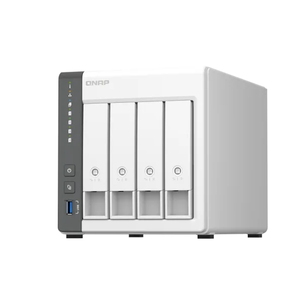 QNAP 4 BAY NAS DISKLESS SYSTEM NETWORK STORAGE TS-433 