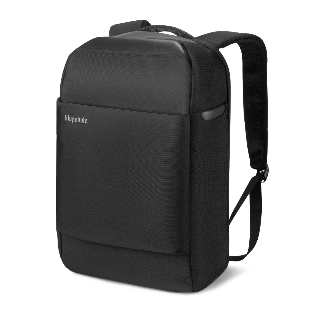 BLUPEBBLE COMPASS 15.6 INCH LAPTOP BAGPACK BLACK BP-COMPASS-BK