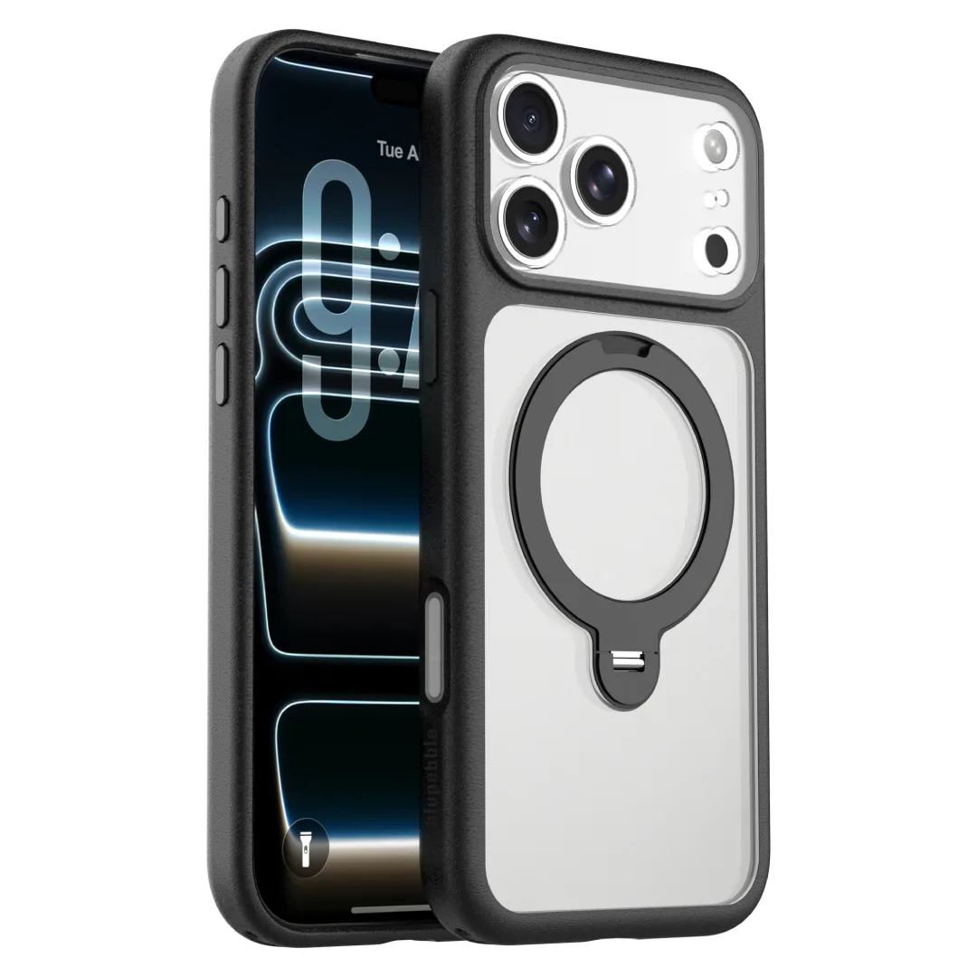 BLUPEBBLE IPHONE 18 PRO ELEMENTGRIP CASE WITH MAGSAFE BLACK BP-IPHEMTGP18PRO-BK 