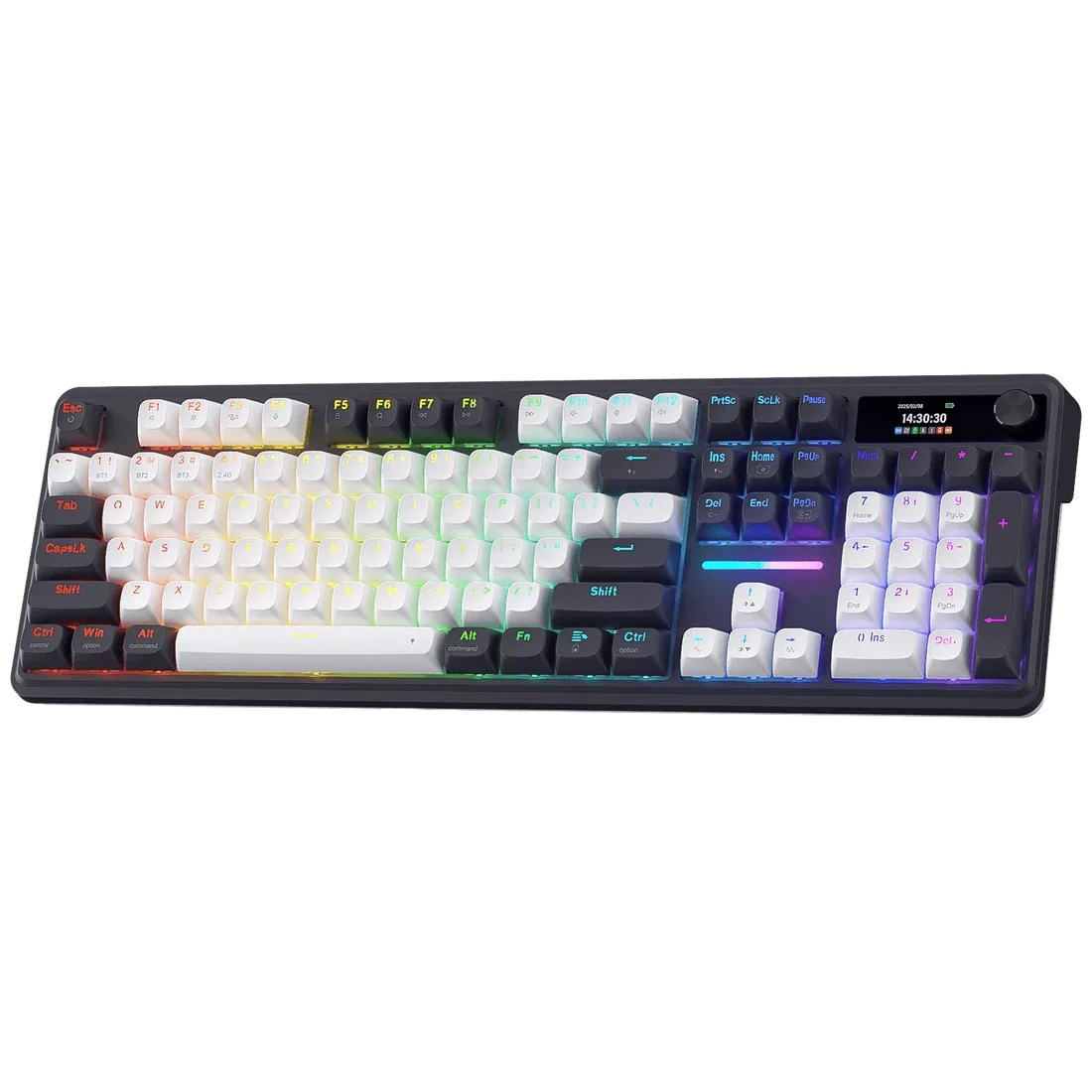 REDRAGON TERRAFLARE PRO WIRED&2.4G&BT TRI MODE GAMING KEYBOARD K762WB-RGB-PRO 