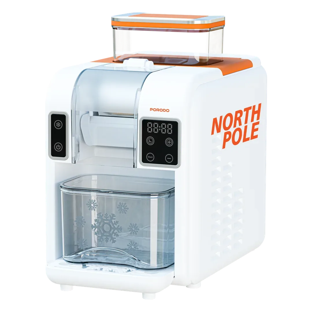PORODO LIFESTYLE ICE SMOOTHIE MACHINE WHITE & ORANGE PDLFST6202WHOG