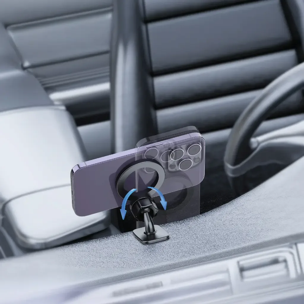 GREEN LION GX77 MAGSAFE CAR PHONE HOLDER BLACK GNGX77MAGHBK thumbnail 2
