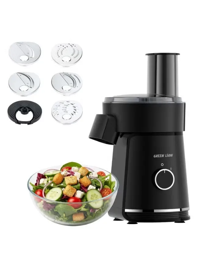 GREEN LION 6 IN 1 SALAD MAKER SLICING SHREDDING CHOPPING BLACK GN6N1SLMKRBK thumbnail 10
