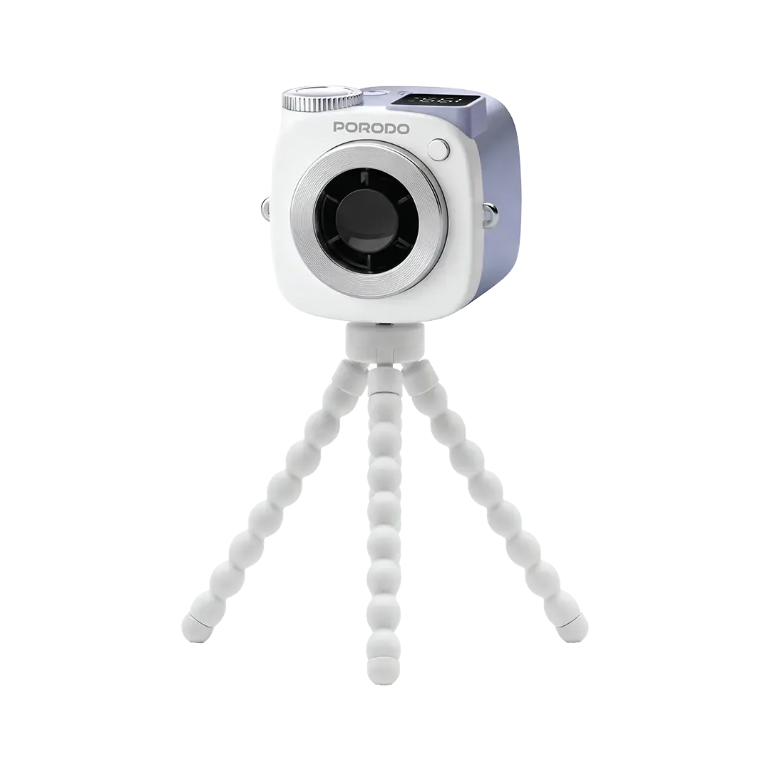 PORODO LIFESTYLE CHILLO NANO MINI PORTABLE FAN WITH TRIPOD BLUE PDLFSTGF07BU