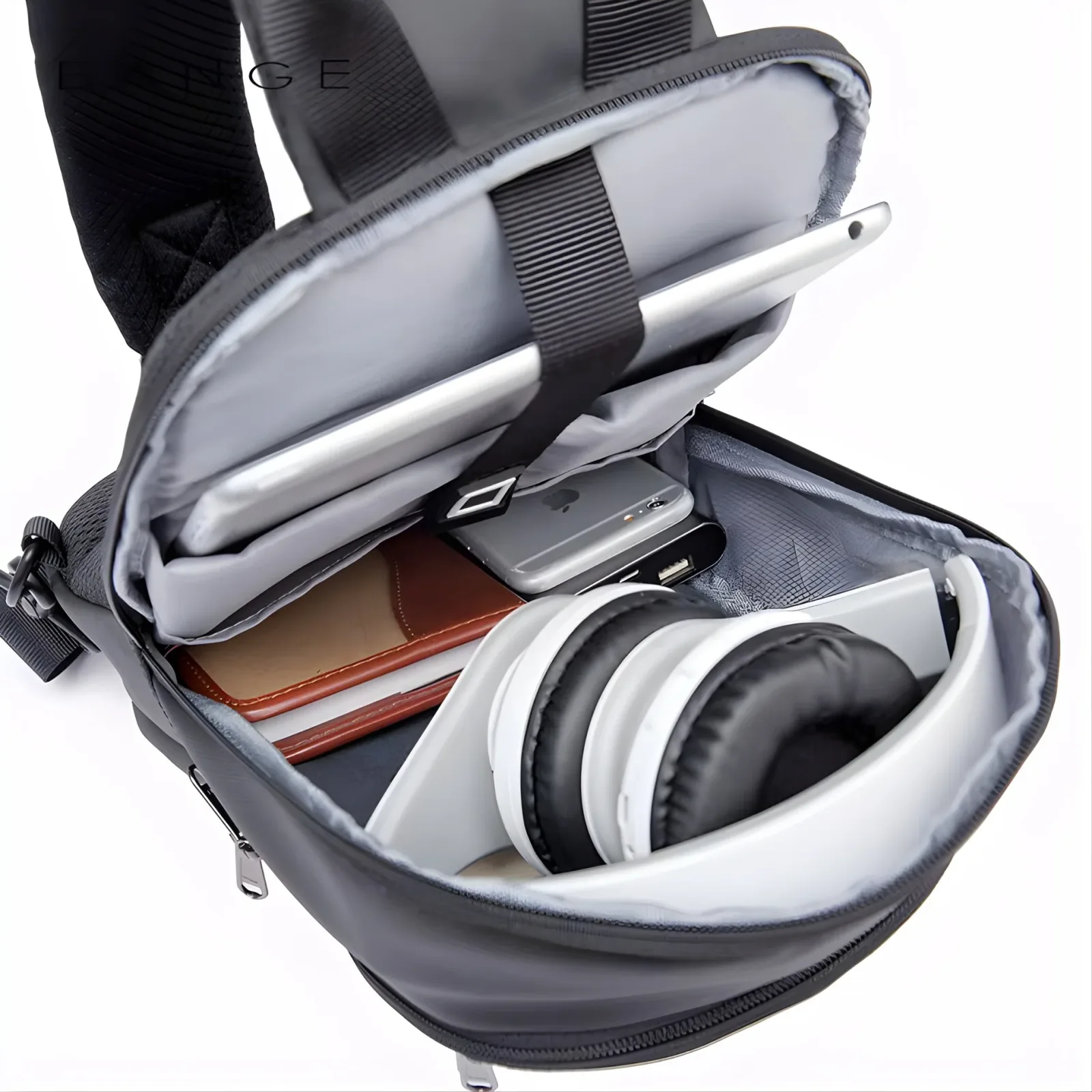 BANGE SLING BAG BLACK BG-1911 thumbnail 5