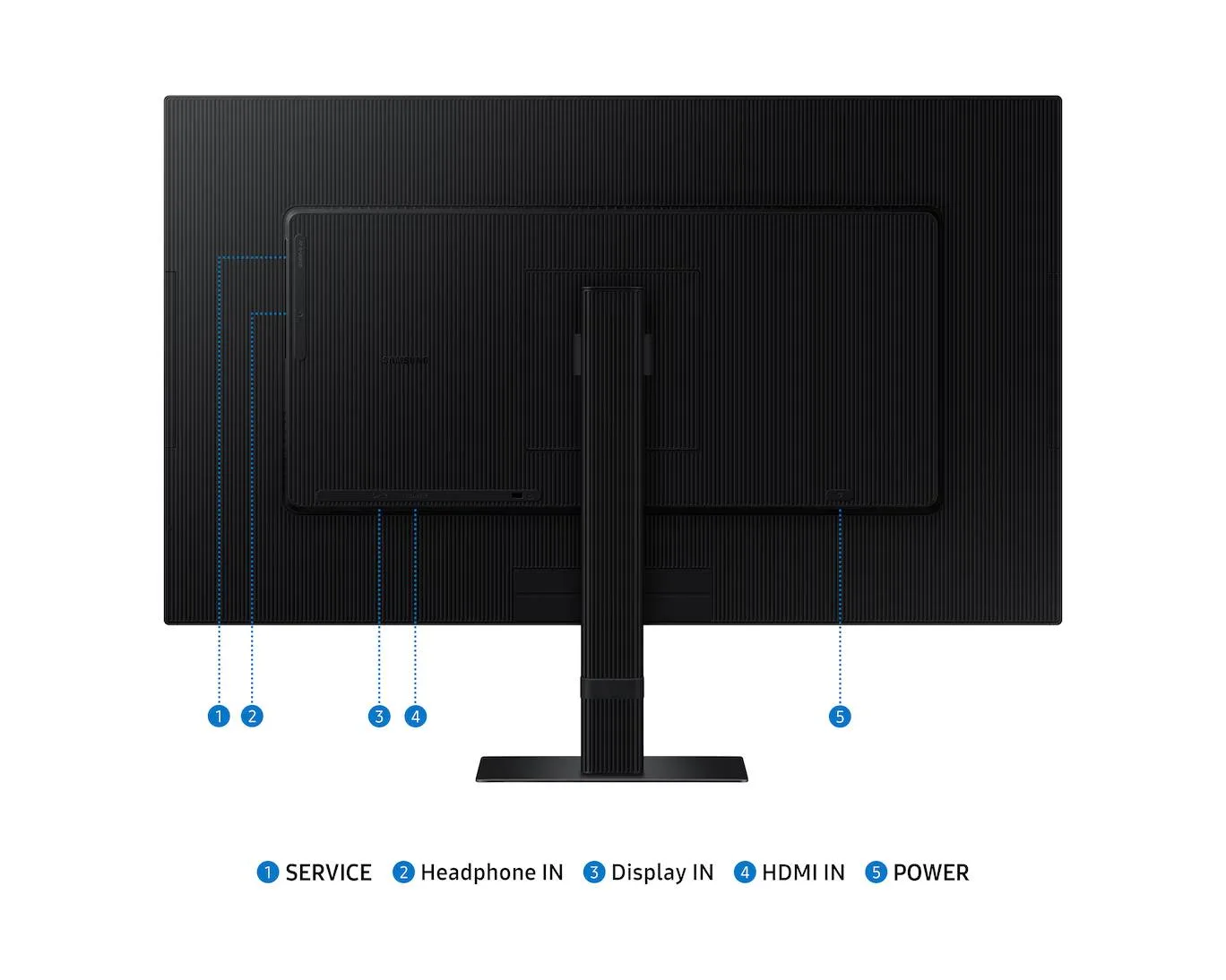 SAMSUNG VIEWFINITY S7 (S70D) 27 INCH 4K UHD MONITOR LS27D706EAMXUE thumbnail 12