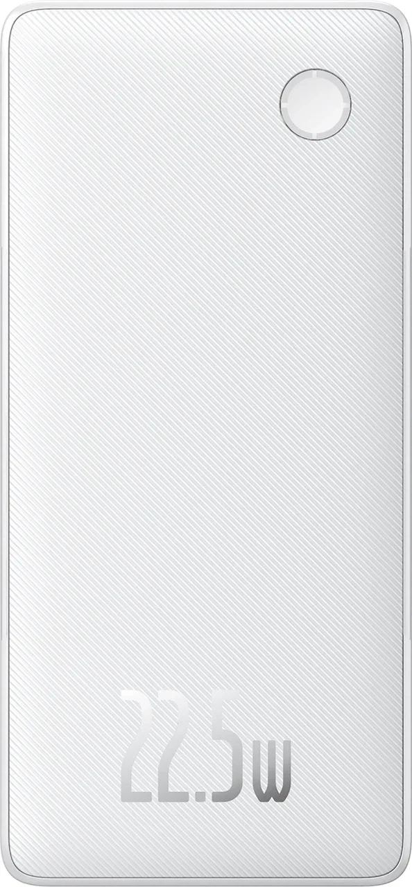 BASEUS AIRPOW LITE POWER BANK 10000MAH 22.5W DUAL CABLE MOON WHITE P10067501213 thumbnail 2