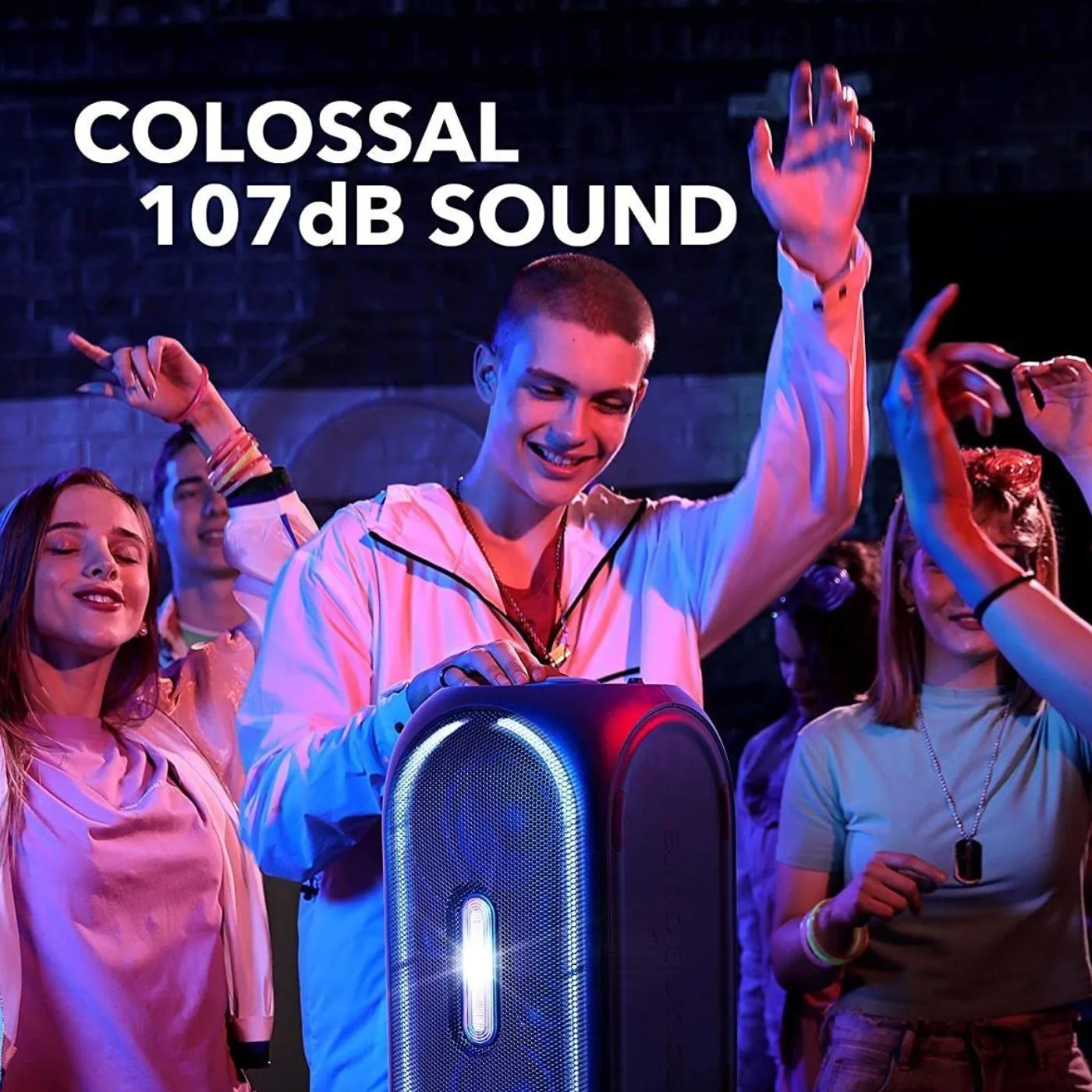 ANKER SOUNDCORE RAVE PLUS SPEAKER BLACK A3391H12 thumbnail 6