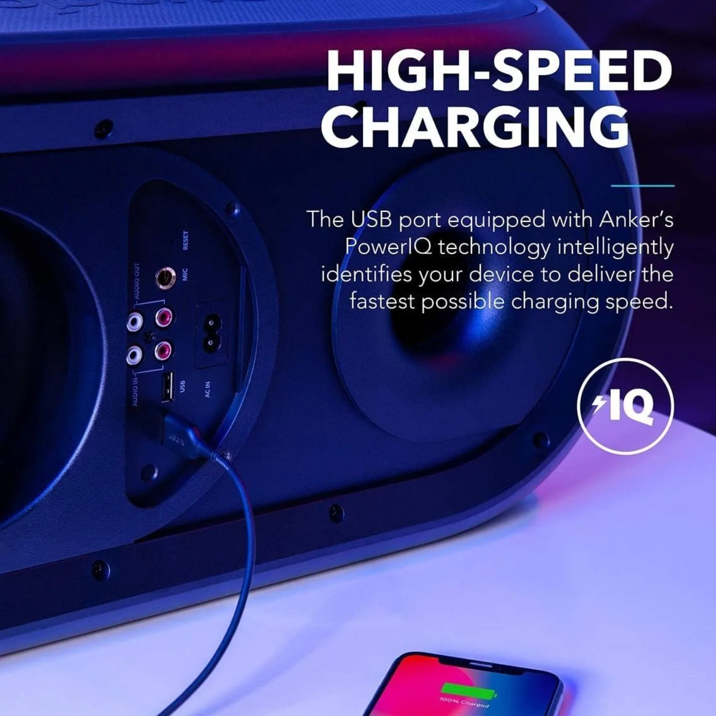ANKER SOUNDCORE RAVE PLUS SPEAKER BLACK A3391H12 thumbnail 5