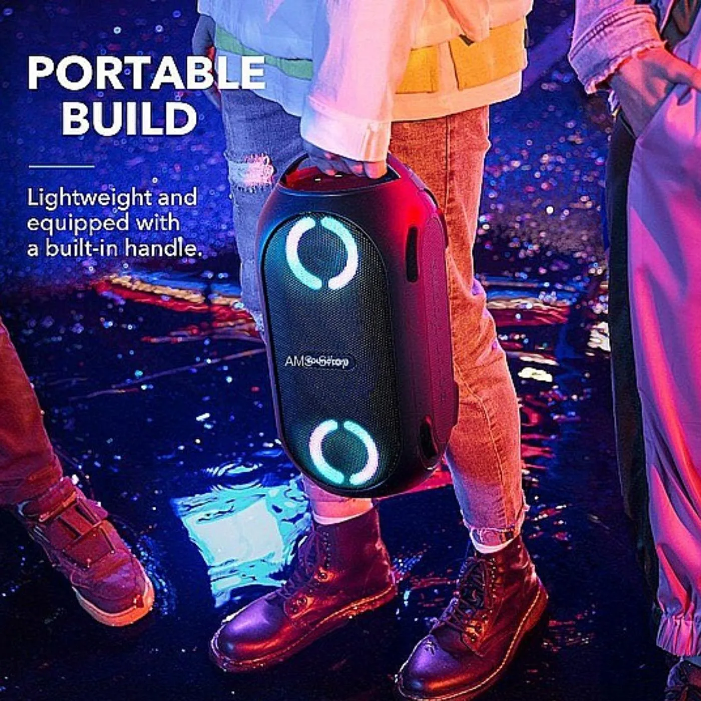 ANKER SOUNDCORE RAVE PLUS SPEAKER BLACK A3391H12 thumbnail 4