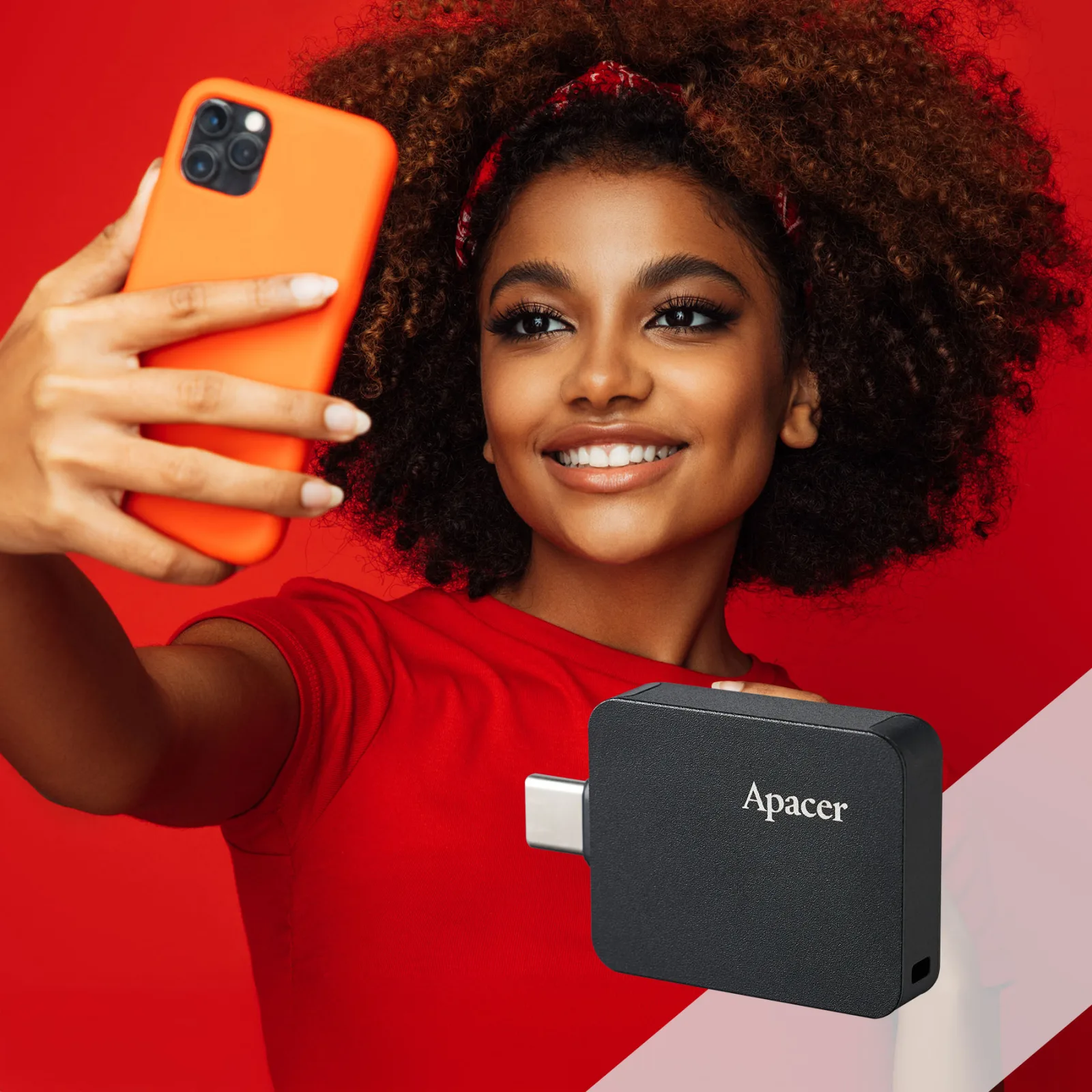 APACER 512GB USB 3.2 GEN2 PORTABLE SSD R&W:1000MBS AS714 AP512GAS714B-1 thumbnail 3