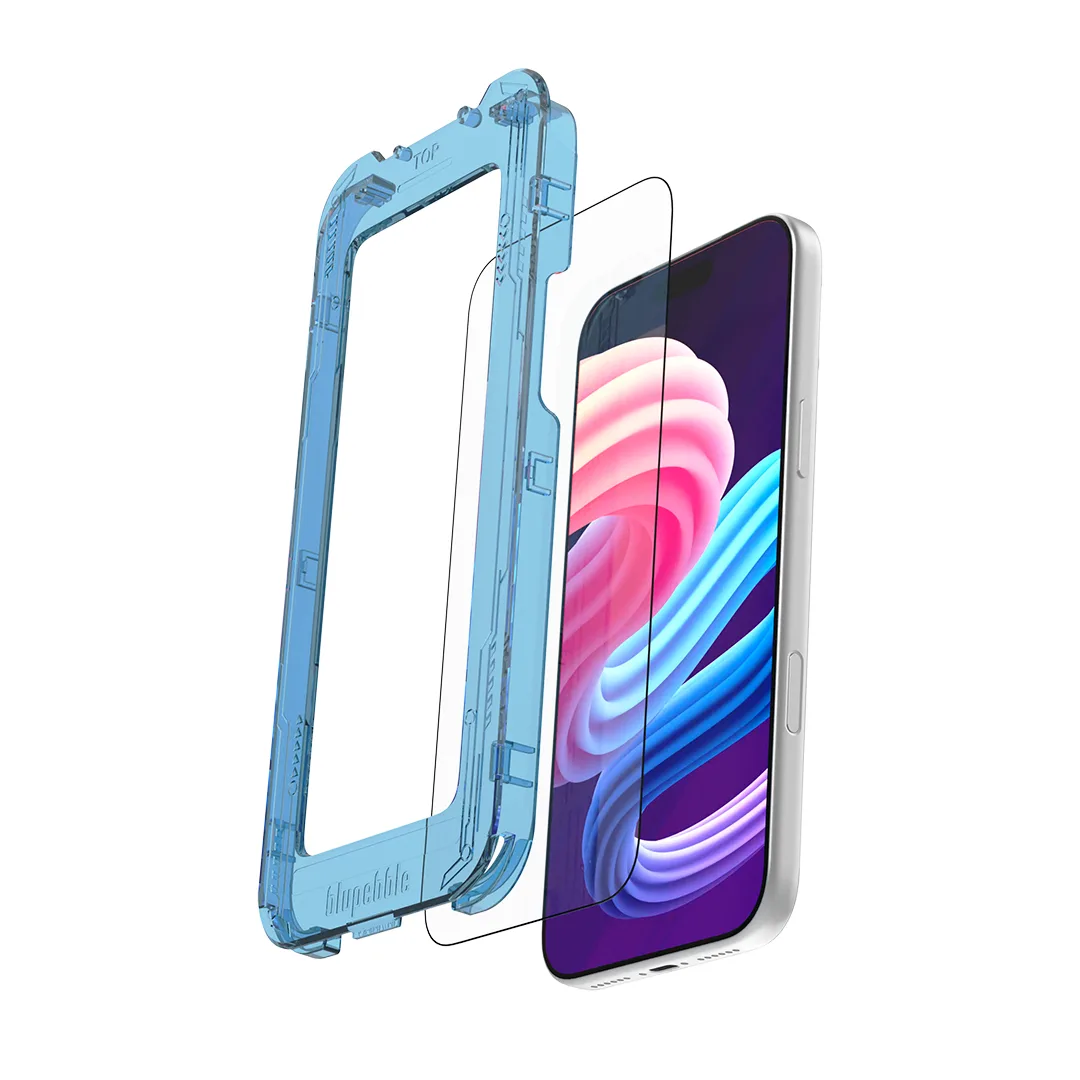 BLUPEBBLE IPHONE 18 PRO MAX GRAPHENE ROCK SERIES TEMPERED GLASS 2.5D ANTI BLUE LIGHT BP-ROCKIP18PROAP-BL