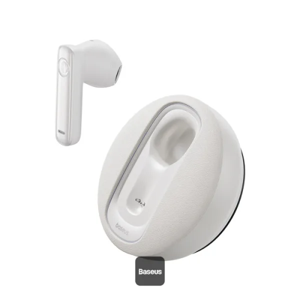 BASEUS DUAL MIC NOISE CANCELLATION WIRELESS EARPHONES FOR CAR WHITE A00054700211