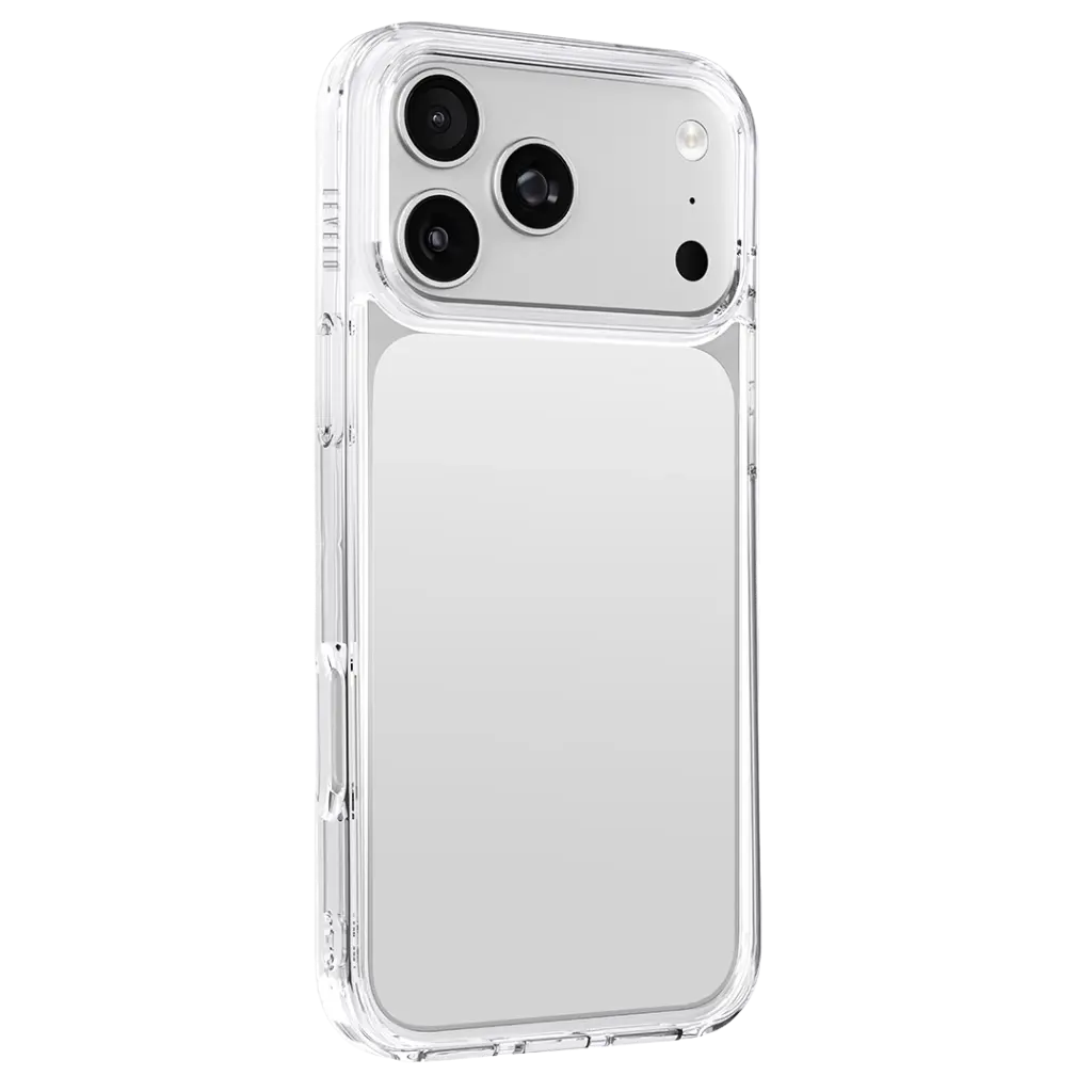 LEVELO IPHONE 18 PRO CLARA HYBRID PC+TPU CONSTRUCTION CASE CLEAR LVLCLRC18PTR