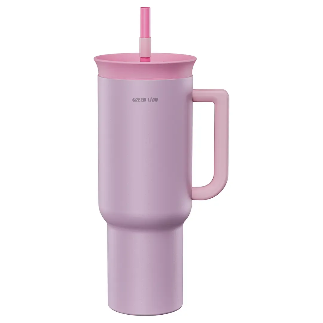 GREEN LION BRIGHTON VACUUM TRAVEL MUG 1200 ML PINK GNBRI1200MPK