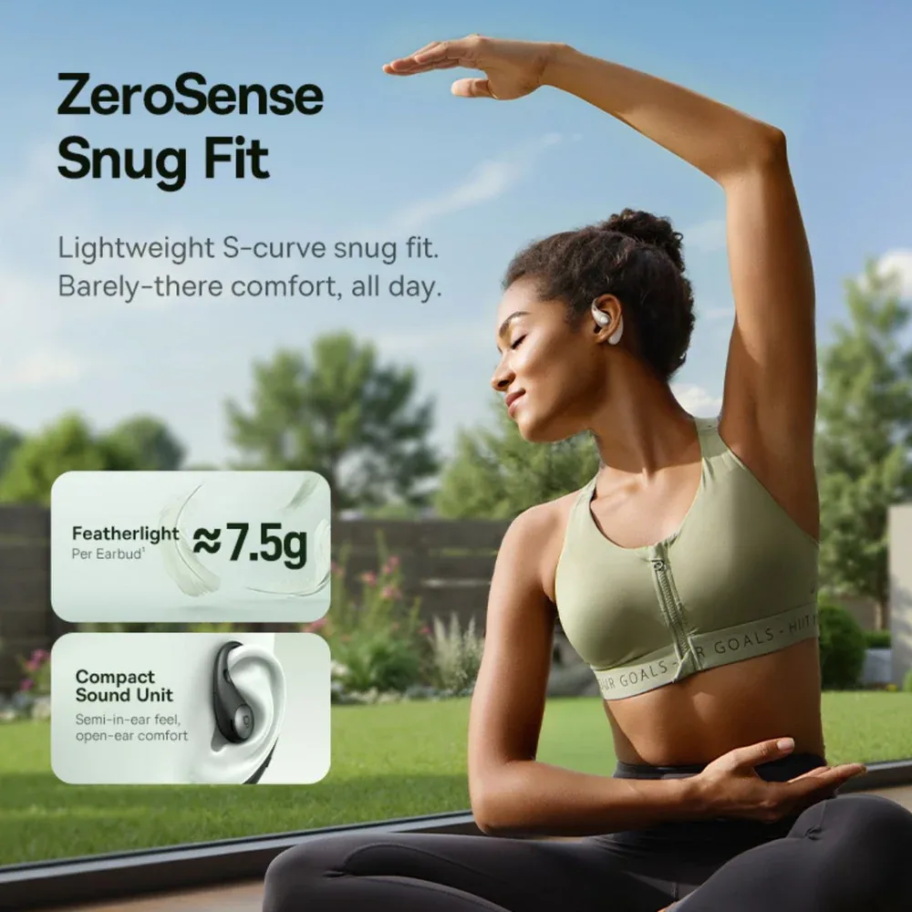 BASEUS ELI SPORT 2 OPEN EAR TRUE WIRELESS EARBUDS STARLIGHT OFF WHITE A0102704 thumbnail 3