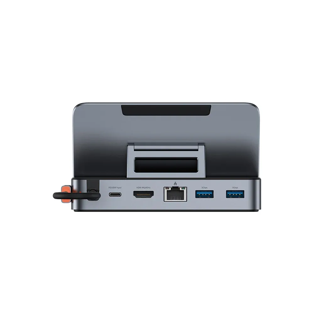 BASEUS GAMERX SERIES 6 PORT TYPE C HUB SPACE GRAY B00052900811 thumbnail 3