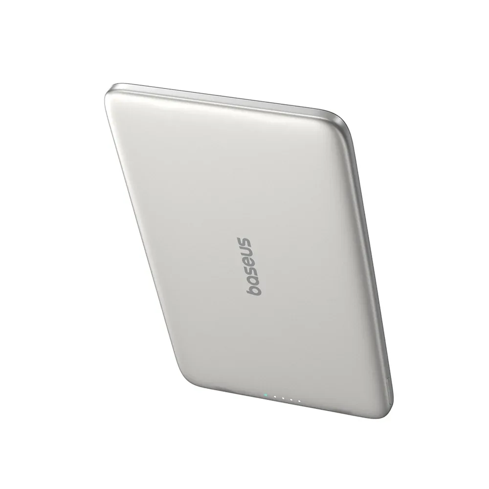 BASEUS PICOGO AM41 ULTRA SLIM MAGNETIC POWER BANK 5000MAH 20W NATURAL TITANIUM P1007680C853 thumbnail 2