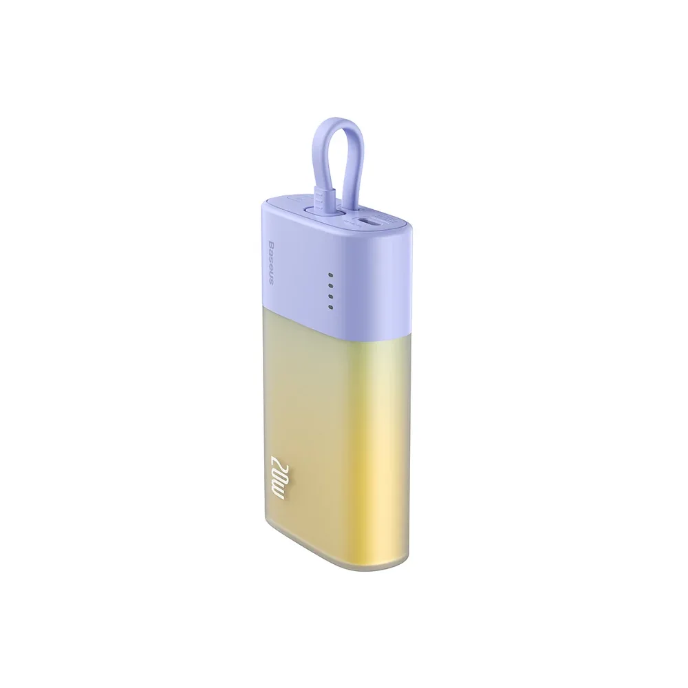 BASEUS POPSICLE FAST CHARGING POWER BANK TYPE C EDITION 5200MAH 20W NEBULA PURPLE P10055601513 thumbnail 2