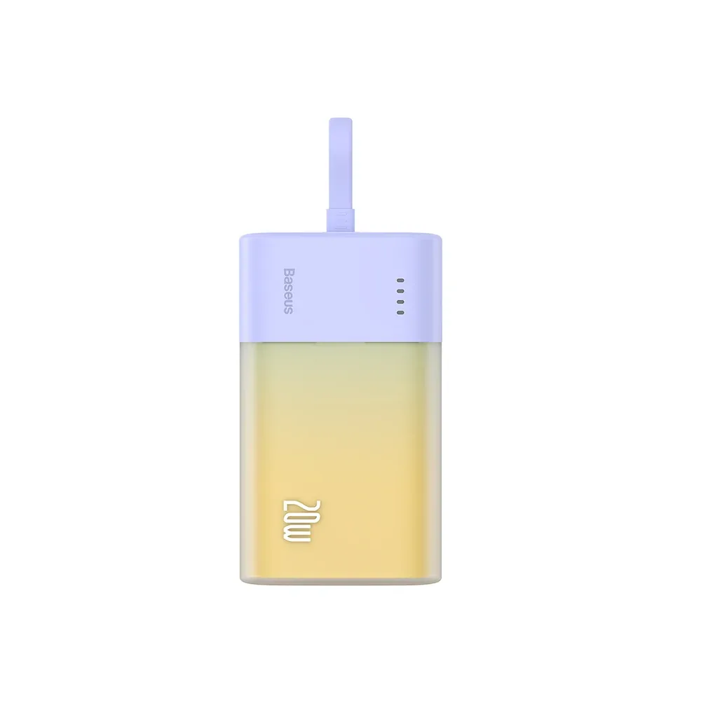BASEUS POPSICLE FAST CHARGING POWER BANK TYPE C EDITION 5200MAH 20W NEBULA PURPLE P10055601513 thumbnail 5