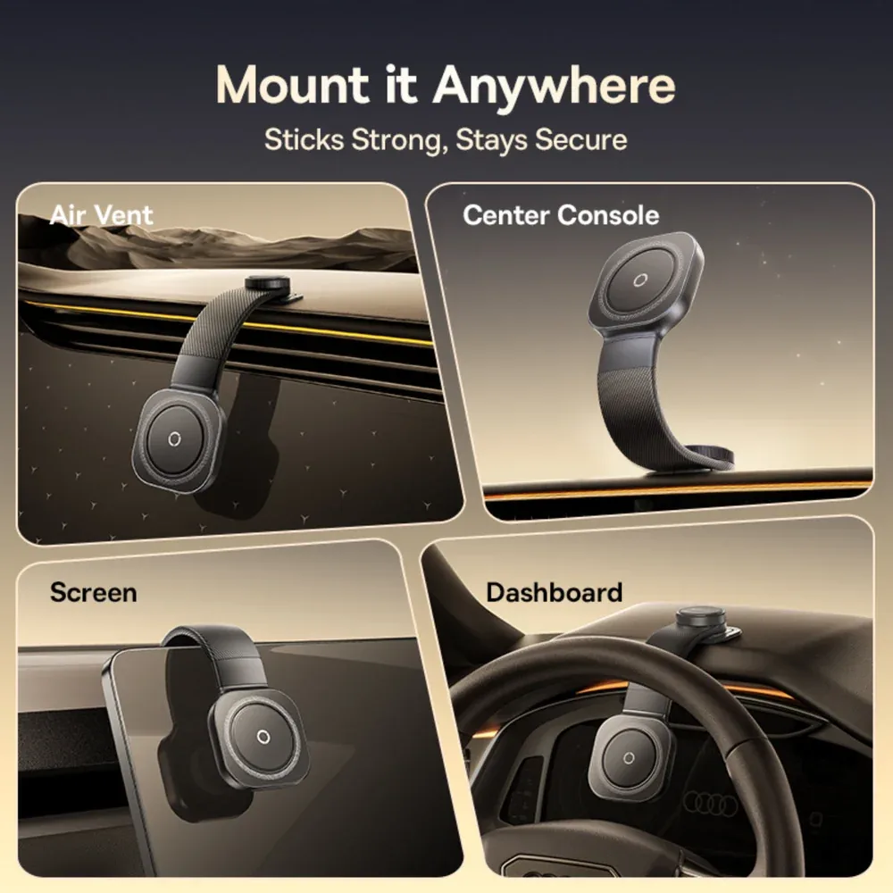 BASEUS PRIM TRIP C03 MAGNETIC CAR MOUNT COSMIC BLACK C0013601 thumbnail 9