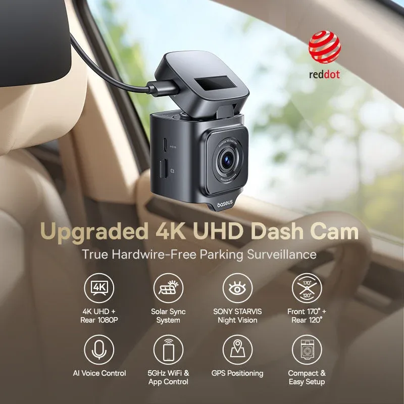 BASEUS PRIME TRIP SERIES DASHCAM FRONT 3K CAMERA COSMIC BLACK C10669000123 thumbnail 4