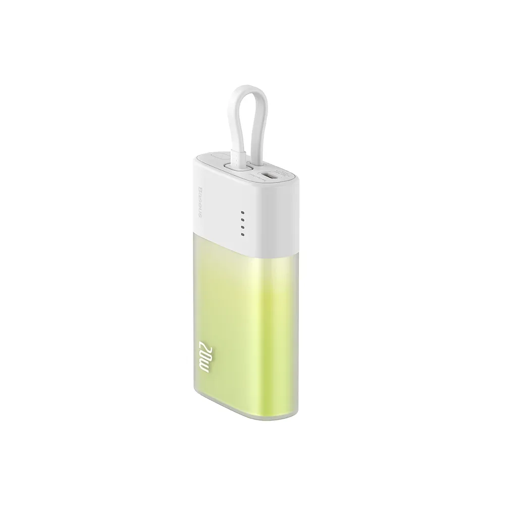 BASEUS POPSICLE FAST CHARGING POWER BANK TYPE C EDITION 5200MAH 20W FOREST GREEN P10055601613 thumbnail 2