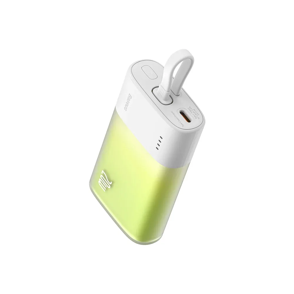 BASEUS POPSICLE FAST CHARGING POWER BANK TYPE C EDITION 5200MAH 20W FOREST GREEN P10055601613 thumbnail 3