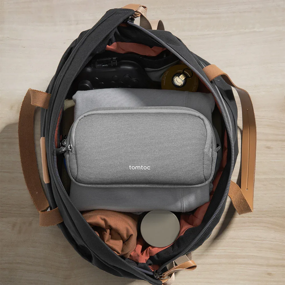 TOMTOC LIGHT T12 1.8L ESSENTIAL TECH ORGANIZER GRAY T12M1G2 thumbnail 5